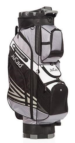 JuCad Quiet Line cart bag, svart/grå/vit