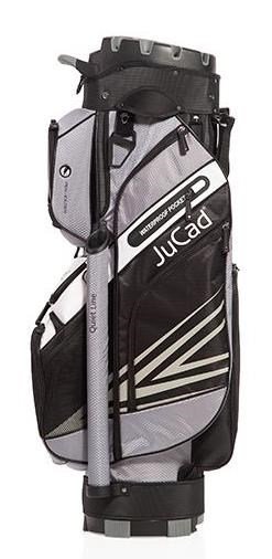 JuCad Quiet Line cart bag, svart/grå/vit