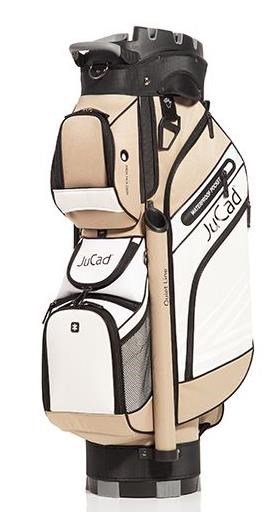 JuCad Quiet Line cart bag, khaki/white