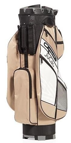 JuCad Quiet Line cart bag, khaki/white