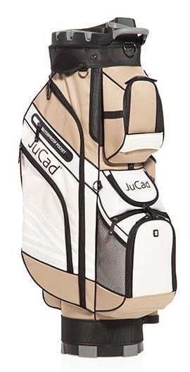 JuCad Quiet Line cart bag, khaki/white