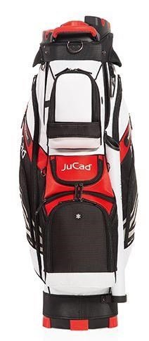 JuCad Quiet Line cart bag, svart/vit/röd