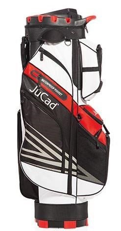 JuCad Quiet Line cart bag, svart/vit/röd