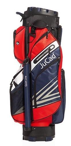 JuCad Quiet Line cart bag, mörkblå/röd/vit