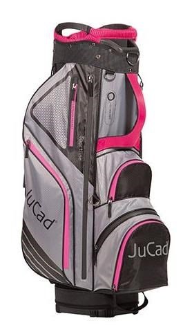 JuCad Sportline cart bag, svart/grå/rosa