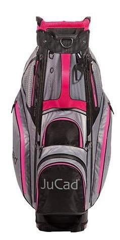 JuCad Sportline cart bag, svart/grå/rosa