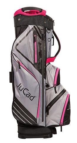 JuCad Sportline cart bag, svart/grå/rosa