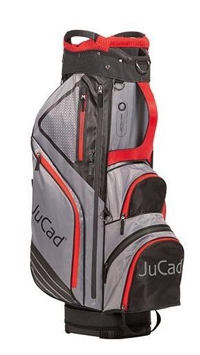JuCad Sportline cart bag, svart/grå/röd
