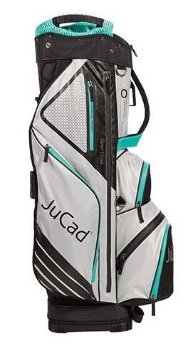 JuCad Sportline cart bag, svart/grå/turkos