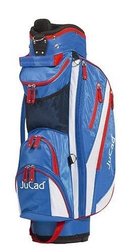 JuCad Junior cart bag, blå/vit/röd