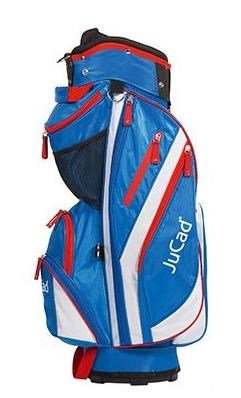 JuCad Junior cart bag, blå/vit/röd