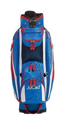 JuCad Junior cart bag, blå/vit/röd