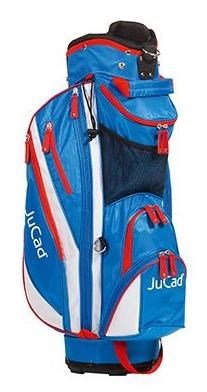 JuCad Junior cart bag, blå/vit/röd