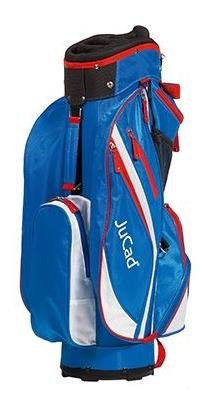 JuCad Junior cart bag, blå/vit/röd