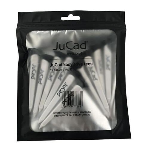 JuCad EasyDrive tees 80mm (3.15"), 10-pack