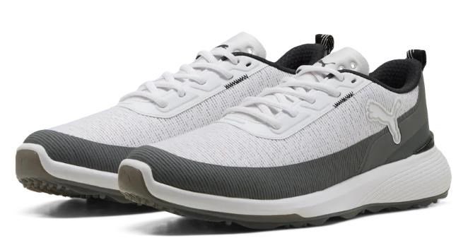 Puma Golf Puma Gruve Sport herr golfskor, vit/grå