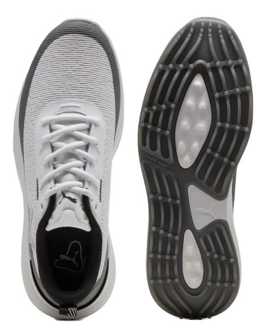 Puma Golf Puma Gruve Sport herr golfskor, vit/grå