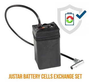 JuStar Powerpack replace kit system no control-unit self-mount, inkl. small battery cells case and cover