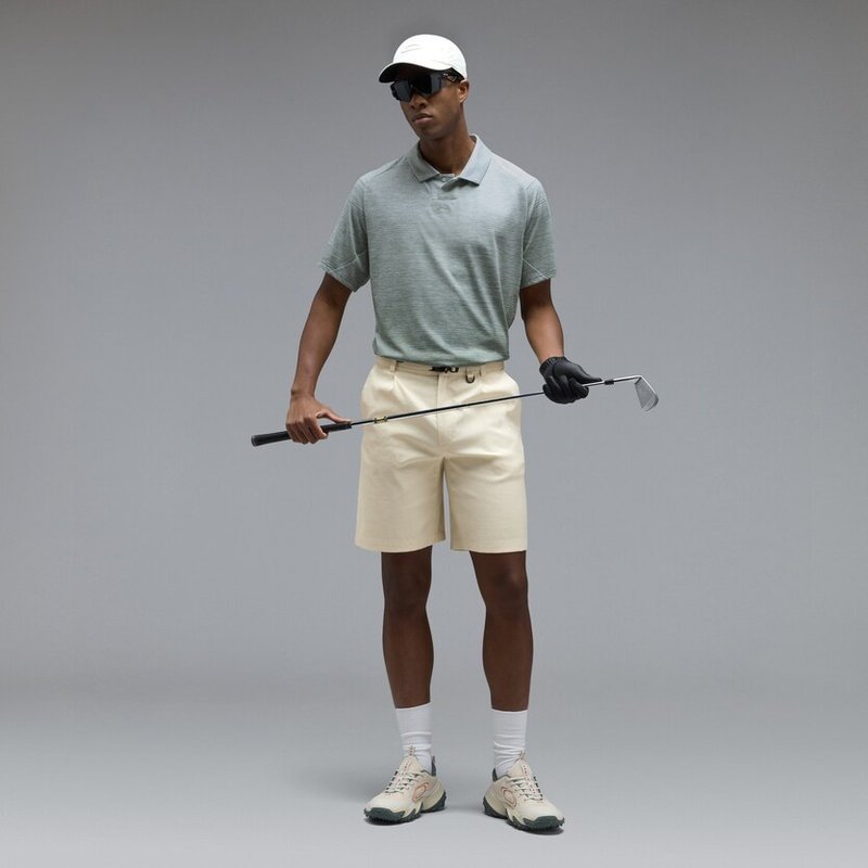 Oakley C1 Gradient herr polo, gradient faded green/white