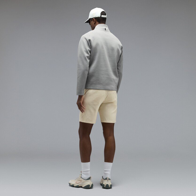 Oakley Platform Quater Zip herr sweatshirt, cement