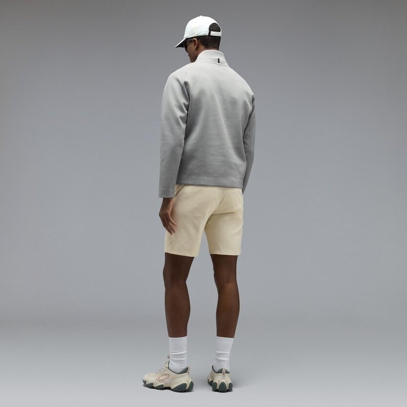 Oakley Platform Quater Zip herr sweatshirt, cement