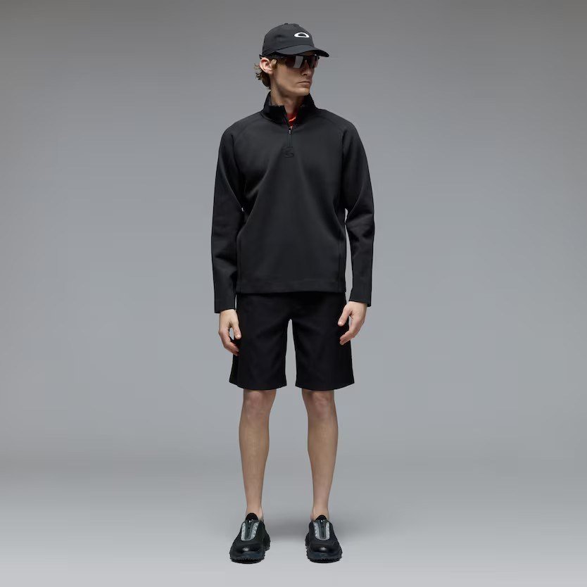 Oakley Platform Quater Zip herr sweatshirt, pitch black