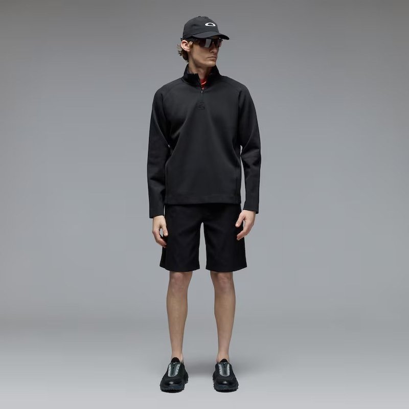 Oakley Platform Quater Zip herr sweatshirt, pitch black