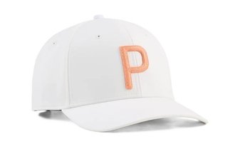 Puma Heritage Tech unisex keps, warm white/melon glow