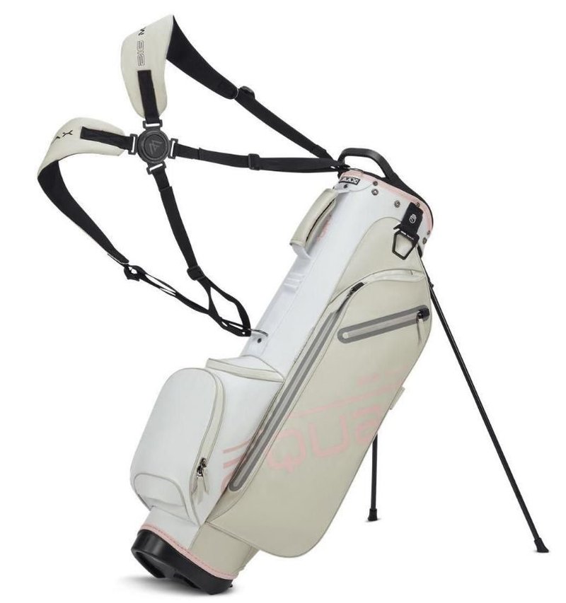 Big Max Aqua Seven H stand bag, white off/white/pink
