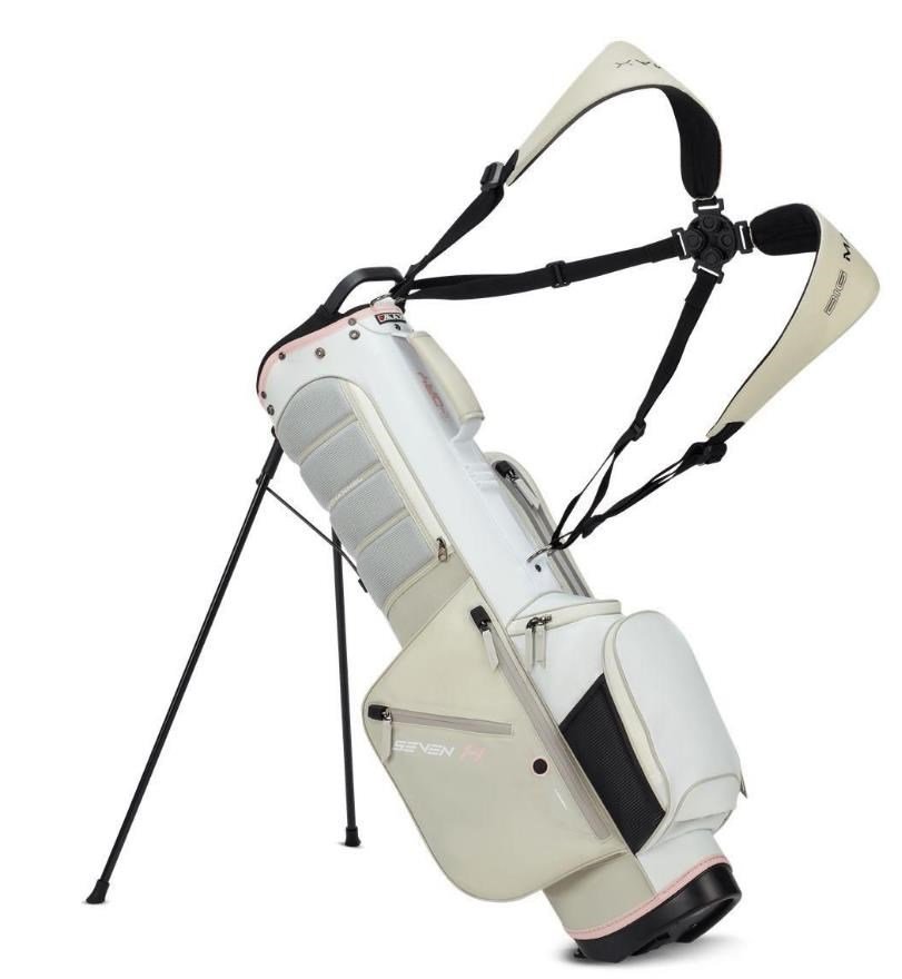 Big Max Aqua Seven H stand bag, white off/white/pink