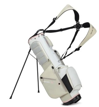 Big Max Aqua Seven H stand bag, white off/white/pink