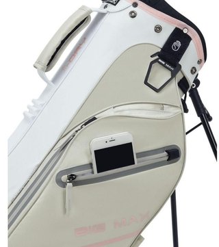 Big Max Aqua Seven H stand bag, white off/white/pink
