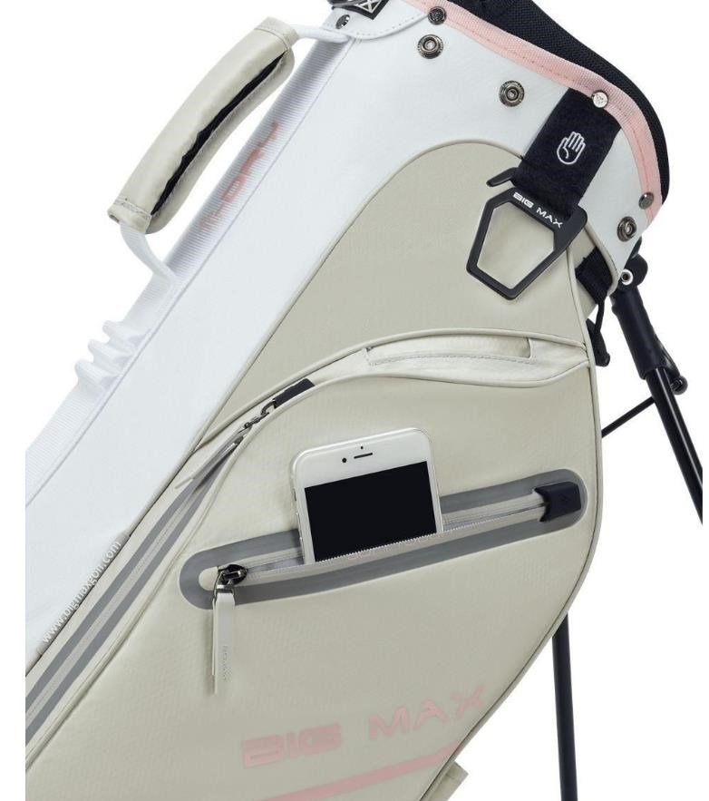 Big Max Aqua Seven H stand bag, white off/white/pink