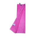 Trifold golfhandduk, fuchsia