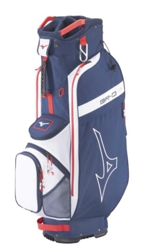 Mizuno BR-D3 cart bag, navy/red
