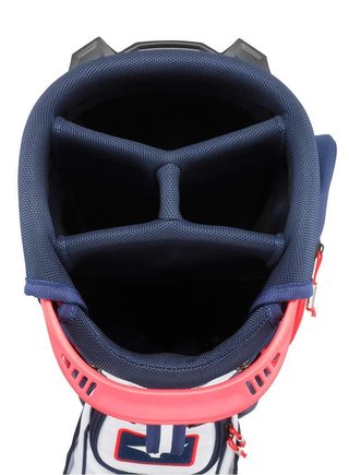 Mizuno BR-D3 stand bag, navy/red