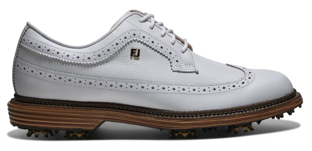 FootJoy Premiere Series Marquis herr golfskor, vit/brun