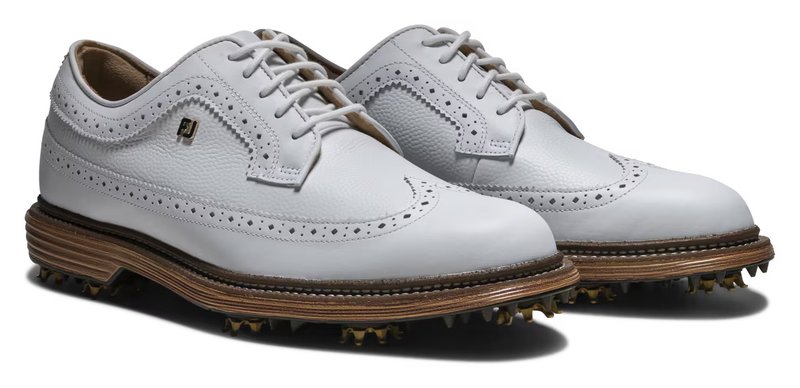 FootJoy Premiere Series Marquis herr golfskor, vit/brun