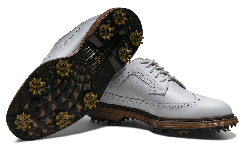 FootJoy Premiere Series Marquis herr golfskor, vit/brun