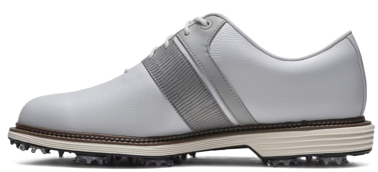 FootJoy Premiere Series Packard herr golfskor, vit/grå