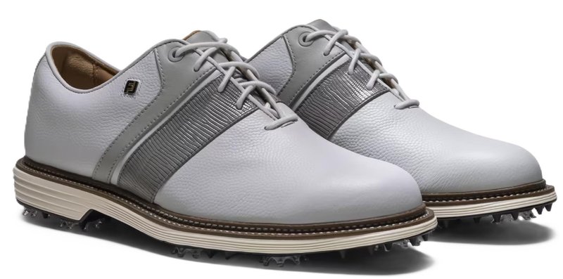 FootJoy Premiere Series Packard herr golfskor, vit/grå