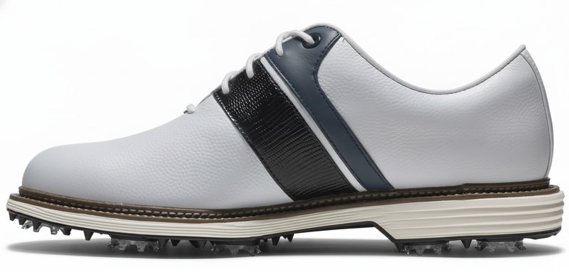 FootJoy Premiere Series Packard herr golfskor, vit/marinblå