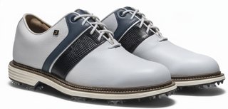 FootJoy Premiere Series Packard herr golfskor, vit/marinblå