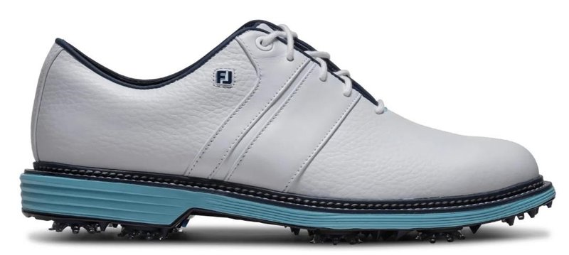 FootJoy Premiere Series Packard herr golfskor, vit/blå