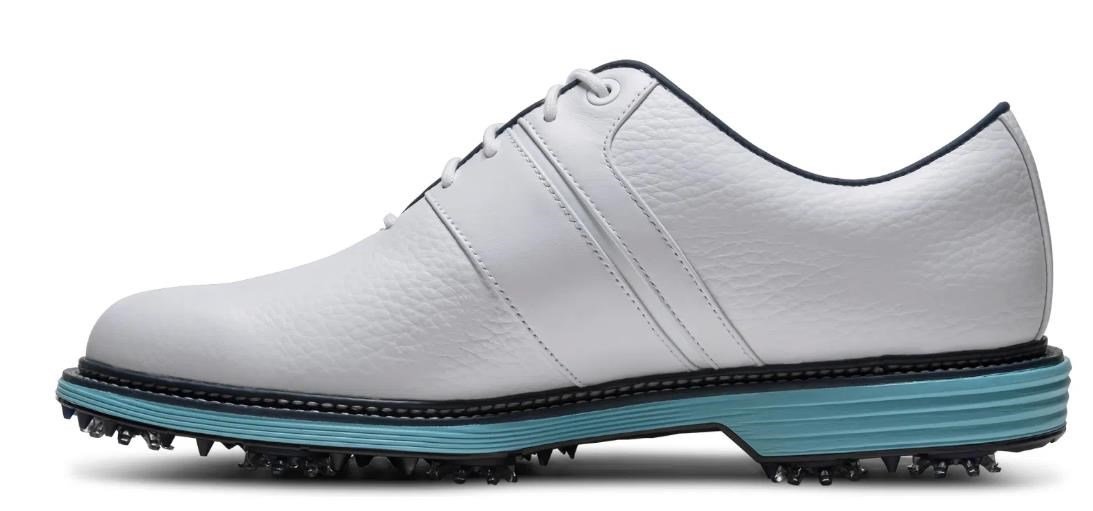 FootJoy Premiere Series Packard herr golfskor, vit/blå