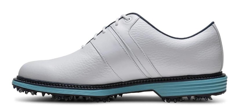 FootJoy Premiere Series Packard herr golfskor, vit/blå