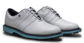 FootJoy Premiere Series Packard herr golfskor, vit/blå