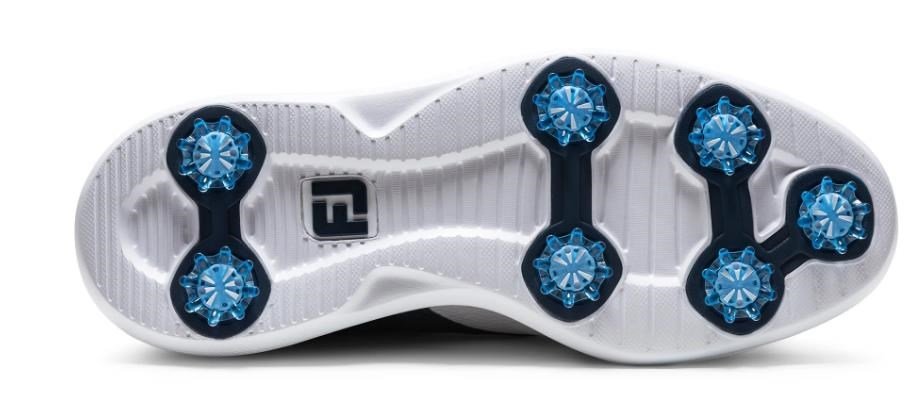 FootJoy Traditions herr golfskor, vit/blå