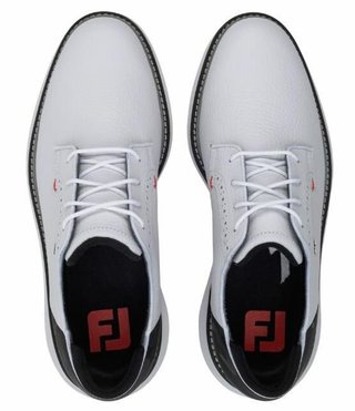FootJoy Traditions Spikeless herr golfskor, vit/svart