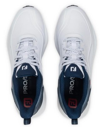 FootJoy Pro/SL herr golfskor, vit/blå
